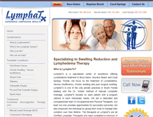 Tablet Screenshot of lymphatx.com